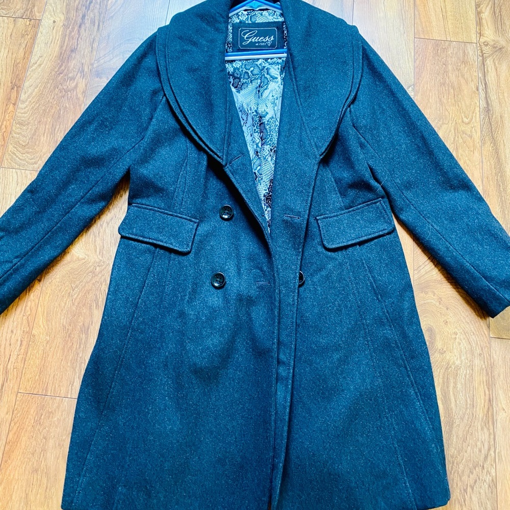 GUESS WOOL FITTED JACKET!!! XL
